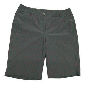 ANNIKA Cutter & Bucks Women's Plaid Shorts Size 6 Bermuda resort wear